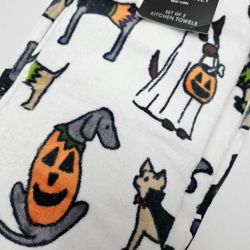 Halloween dogs kitchen towels - Picture 3 of 4